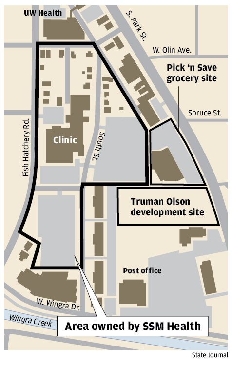 Area owned by SSM Health